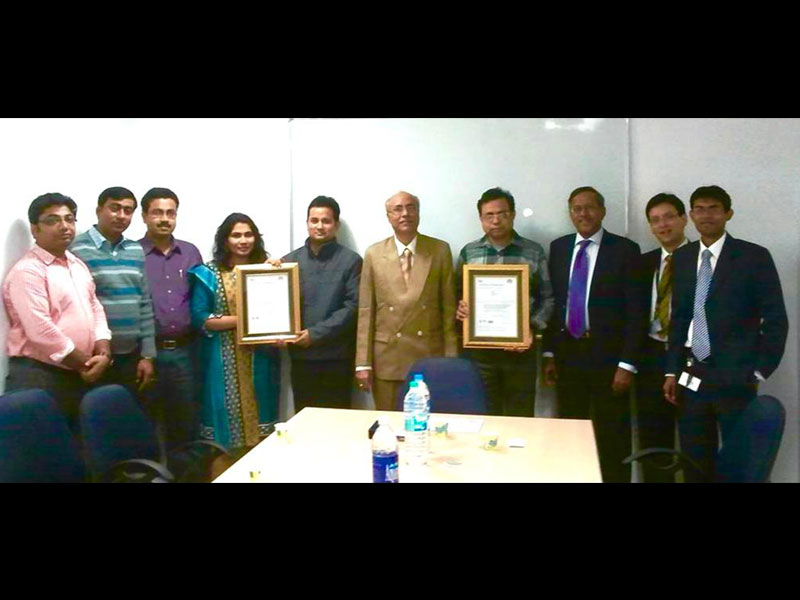 Dr.Saibal after the successful ISO 27000: 2011 Certification of the State Data Center