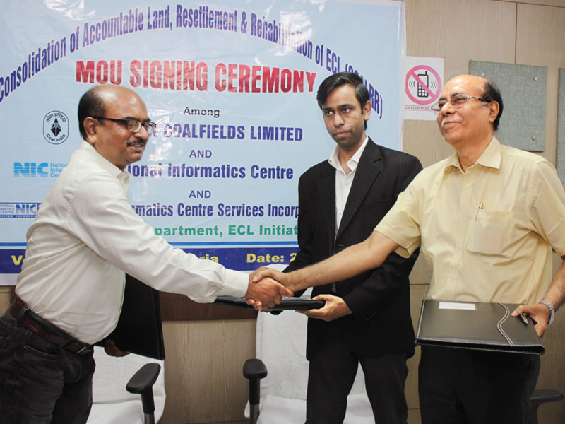 Dr.Saibal at the Inauguration of the Quarterly Magazine of State NIC by the former Chief Secretary.